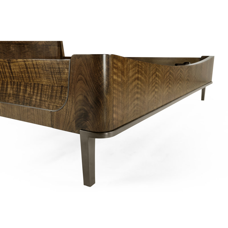 Jonathan Charles Fine Furniture Toulouse King Solid Wood Low Profile Platform Bed Perigold